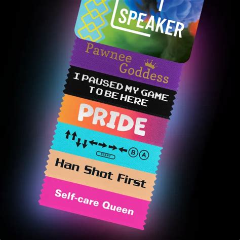 pcnamebadge|Creative Badge Ribbon Ideas for Events and Conventions .